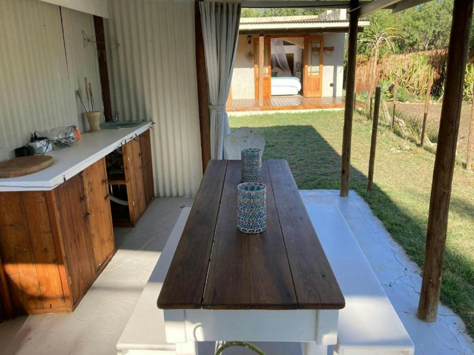 Patio with outdoor dining